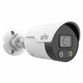 Uniview 8MP WDR IR Alarm Bullet Network Camera Sound-Light Alarm, 2.8mm Fixed IPC2128SB-ADF28KMC-I0